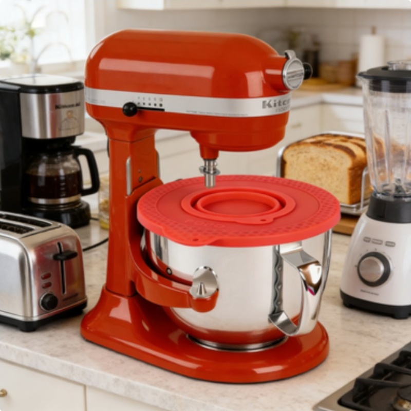 Silicone Mixer Bowl Cover Comp - огляд і ціна Kitchen Aid Baking Lid