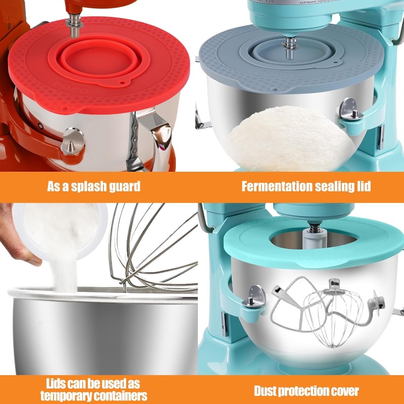 Silicone Mixer Bowl Cover Comp - огляд і ціна Kitchen Aid Baking Lid