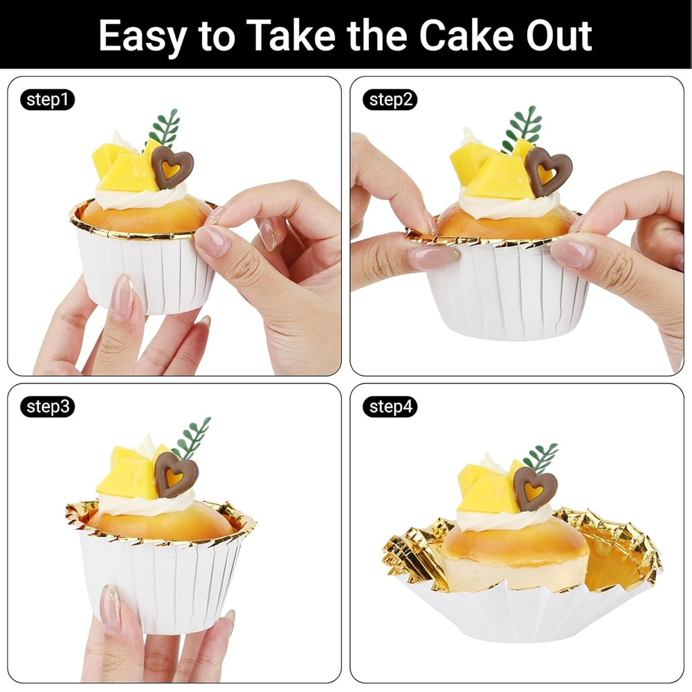 50 pcs Muffins Cup Paper Cupca - огляд і ціна Kitchen Baking Products