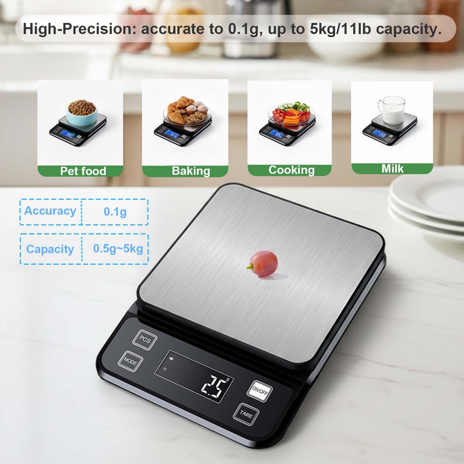 2026 New Waterproof Digital Ki - огляд і ціна Kitchen Scale Precise