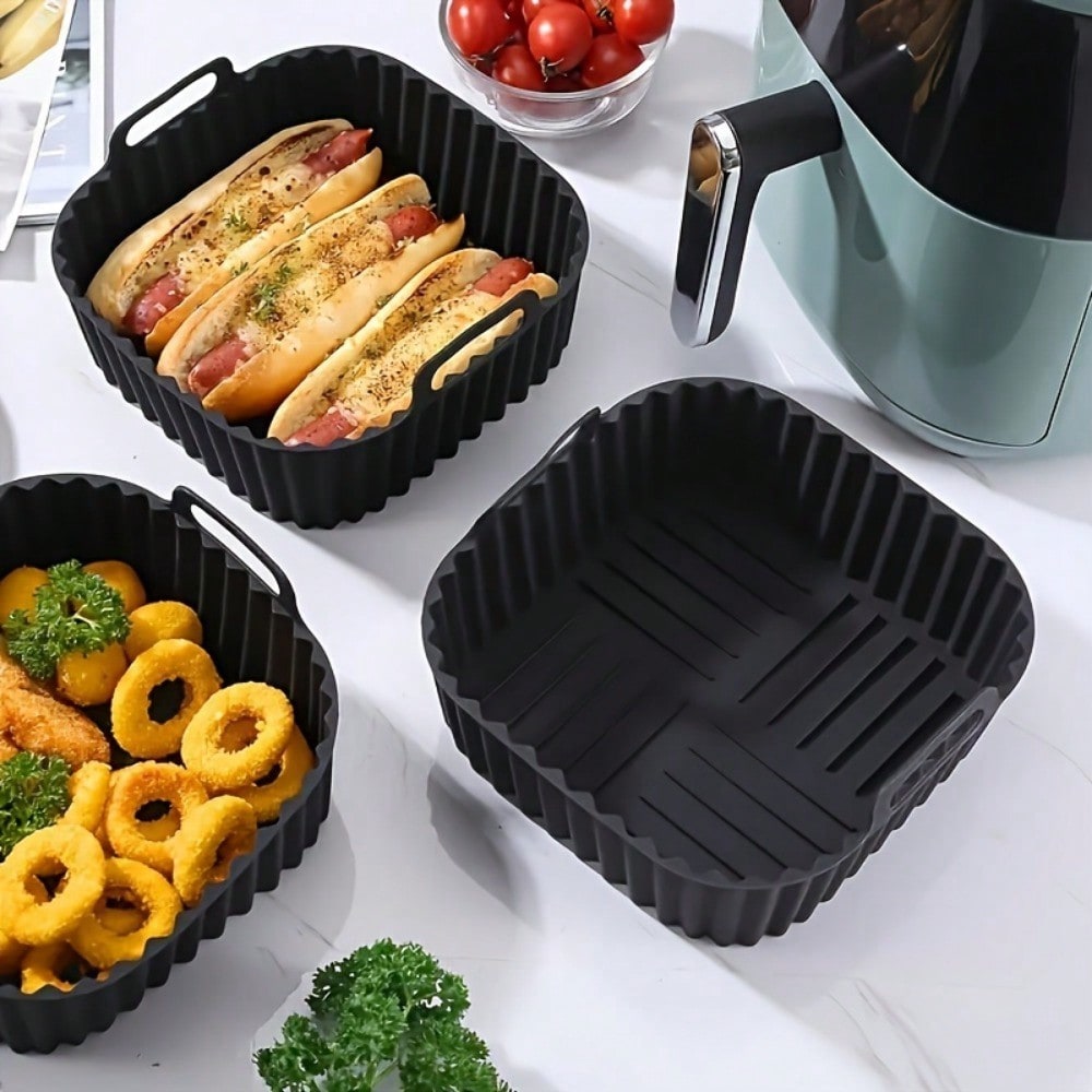 1pc Reusable Silicone Air Frye - огляд і ціна Kitchen Baking Tray