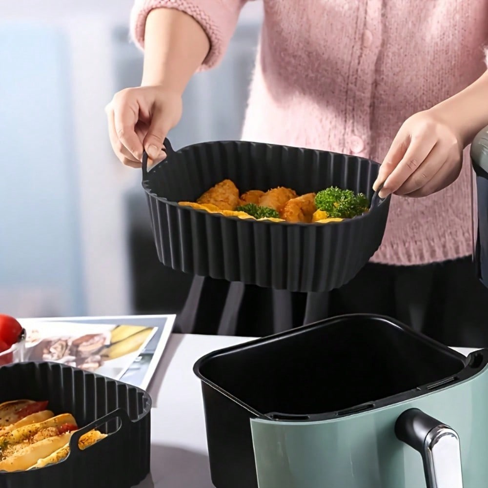 1pc Reusable Silicone Air Frye - огляд і ціна Kitchen Baking Tray