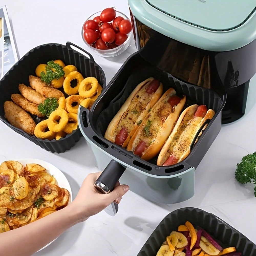 1pc Reusable Silicone Air Frye - огляд і ціна Kitchen Baking Tray