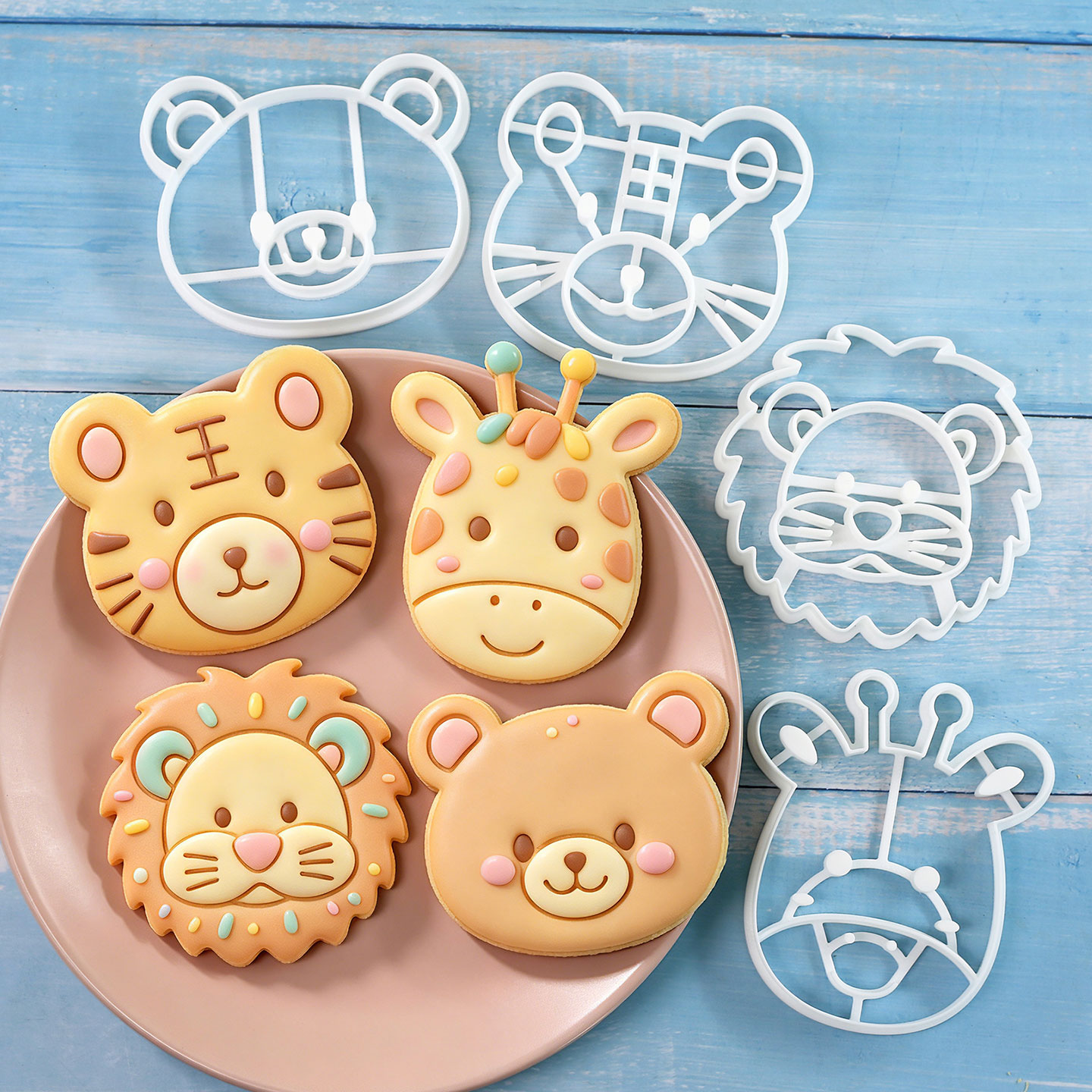 4 Pcs Animal Cookie Cutters Se - огляд і ціна Kitchen Baking Products