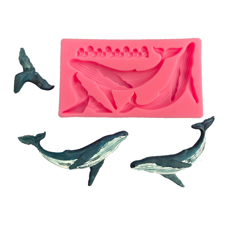 DIY Whale Silicone Mold Ocean  - огляд і ціна Kitchen Baking Decor
