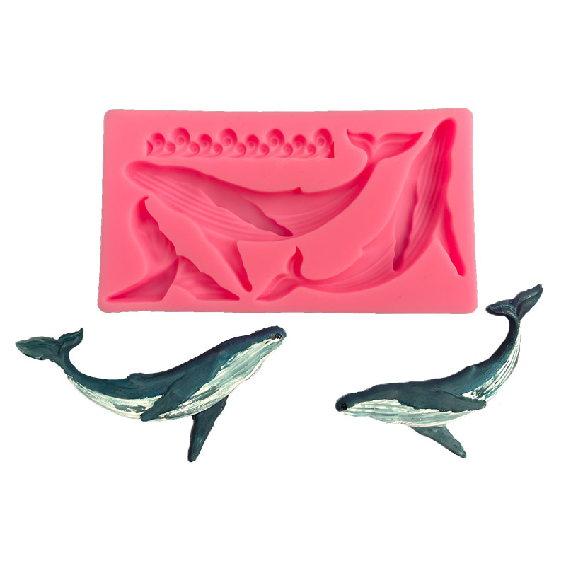 DIY Whale Silicone Mold Ocean  - огляд і ціна Kitchen Baking Decor