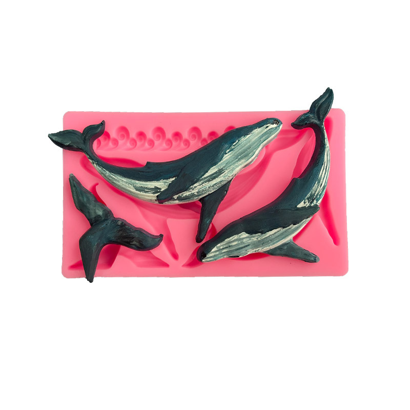 DIY Whale Silicone Mold Ocean  - огляд і ціна Kitchen Baking Decor