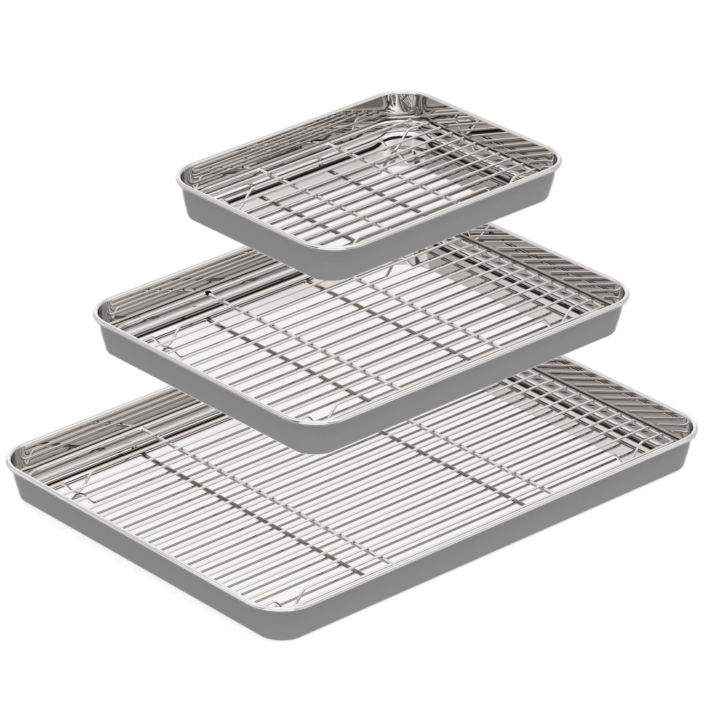 Stainless Steel Baking Sheet w - огляд і ціна Cooling Rack Wire