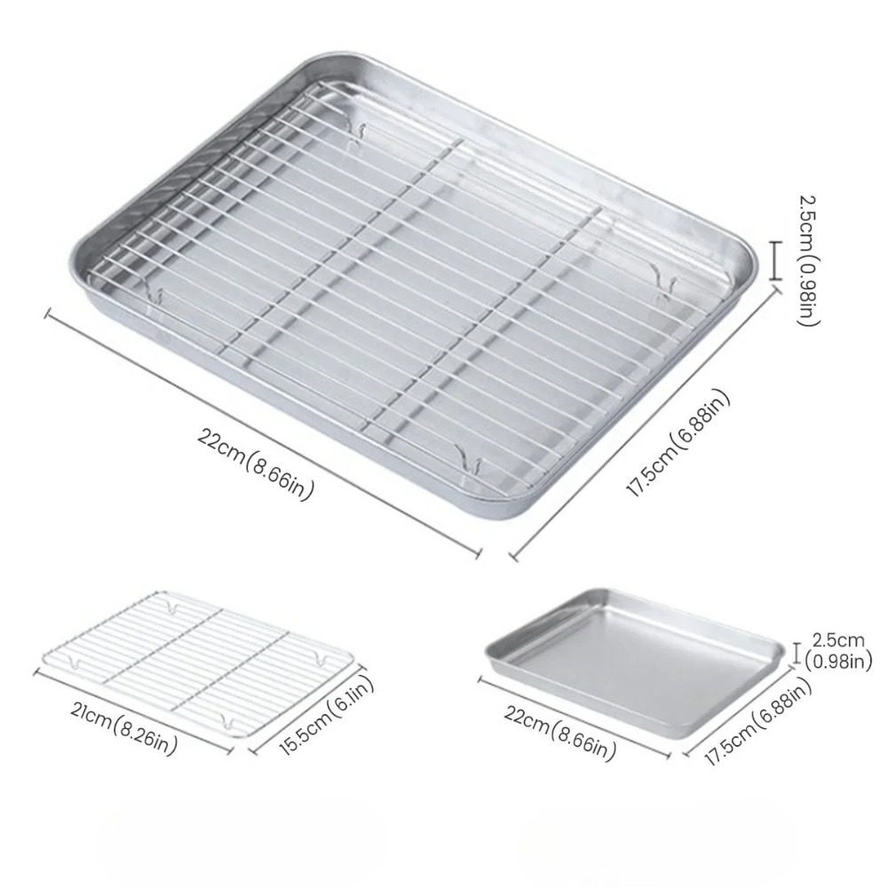 Stainless Steel Baking Sheet w - огляд і ціна Cooling Rack Wire