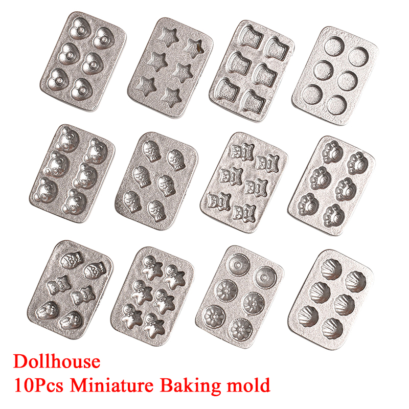 10pcs Doll House Miniature Min - огляд і ціна Kitchen Baking Decor