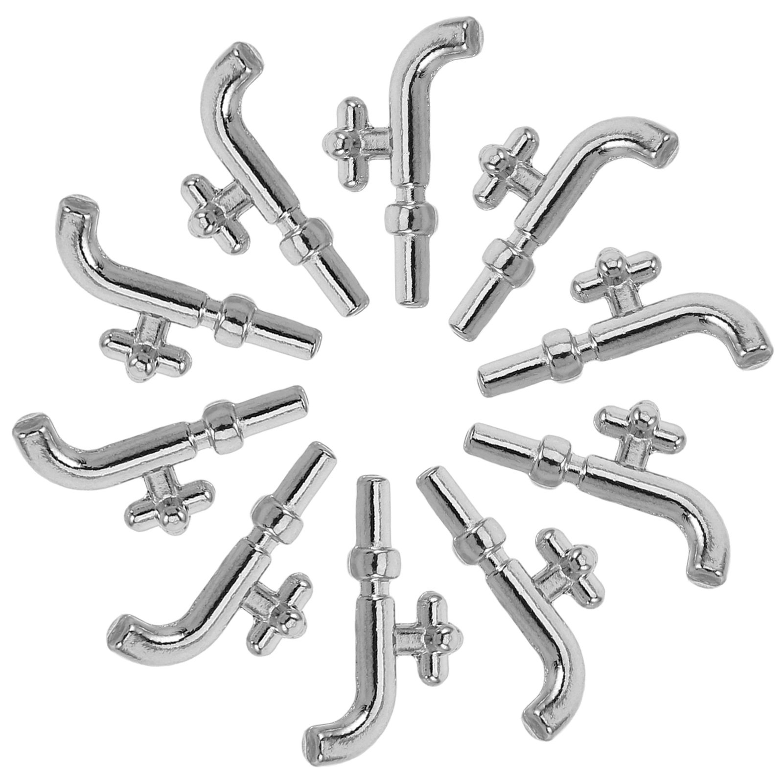 10Pcs Miniature Faucet Dollhou - огляд і ціна Kitchen Scale Precise