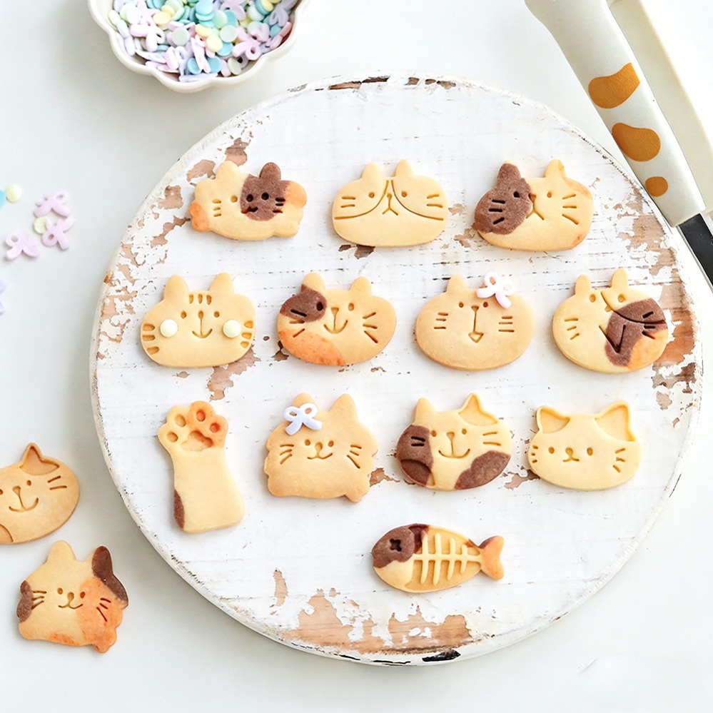 Cute Kitten DIY Stamp Cookie C - огляд і ціна Kitchen Baking Products