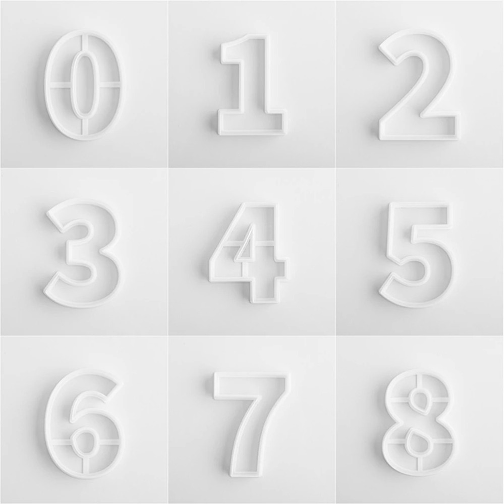 Large Numbers Cookie Cutters B - огляд і ціна Kitchen Baking Products