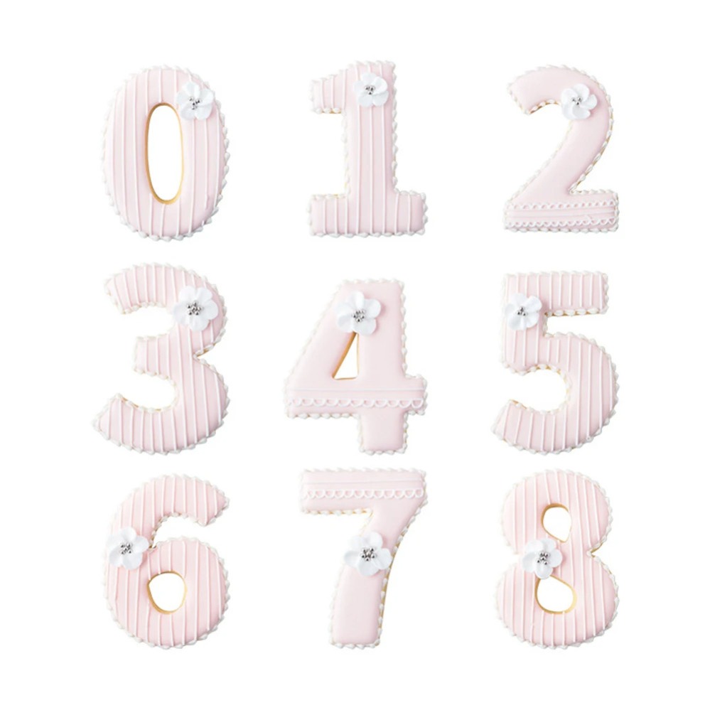 Large Numbers Cookie Cutters B - огляд і ціна Kitchen Baking Products