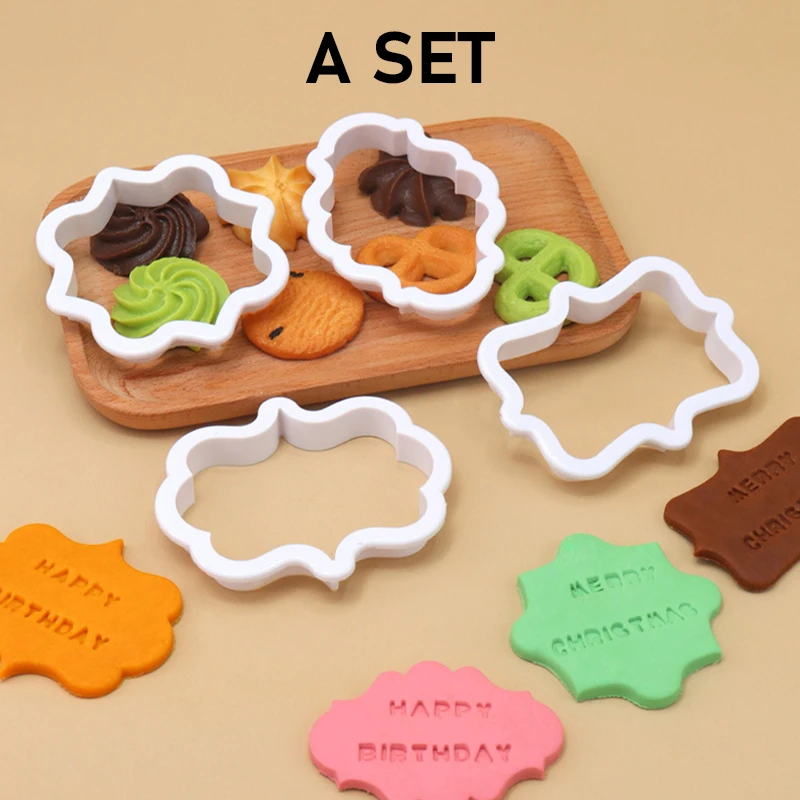 4PCS Vintage Plaque Frame Cook - огляд і ціна Kitchen Baking Tools Names